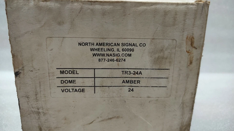 NORTH AMERICAN SIGNAL TR3-24A REVOLVING LIGHT 24V - Bild 2 von 4