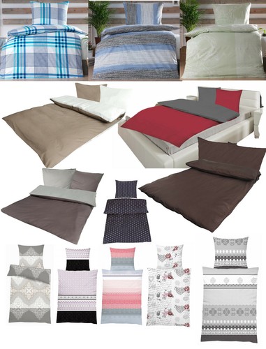 Biancheria da letto cotone Renforcé 2 - 4 pezzi uni giro 135x200 + 80x80 cm strappo - Foto 1 di 21