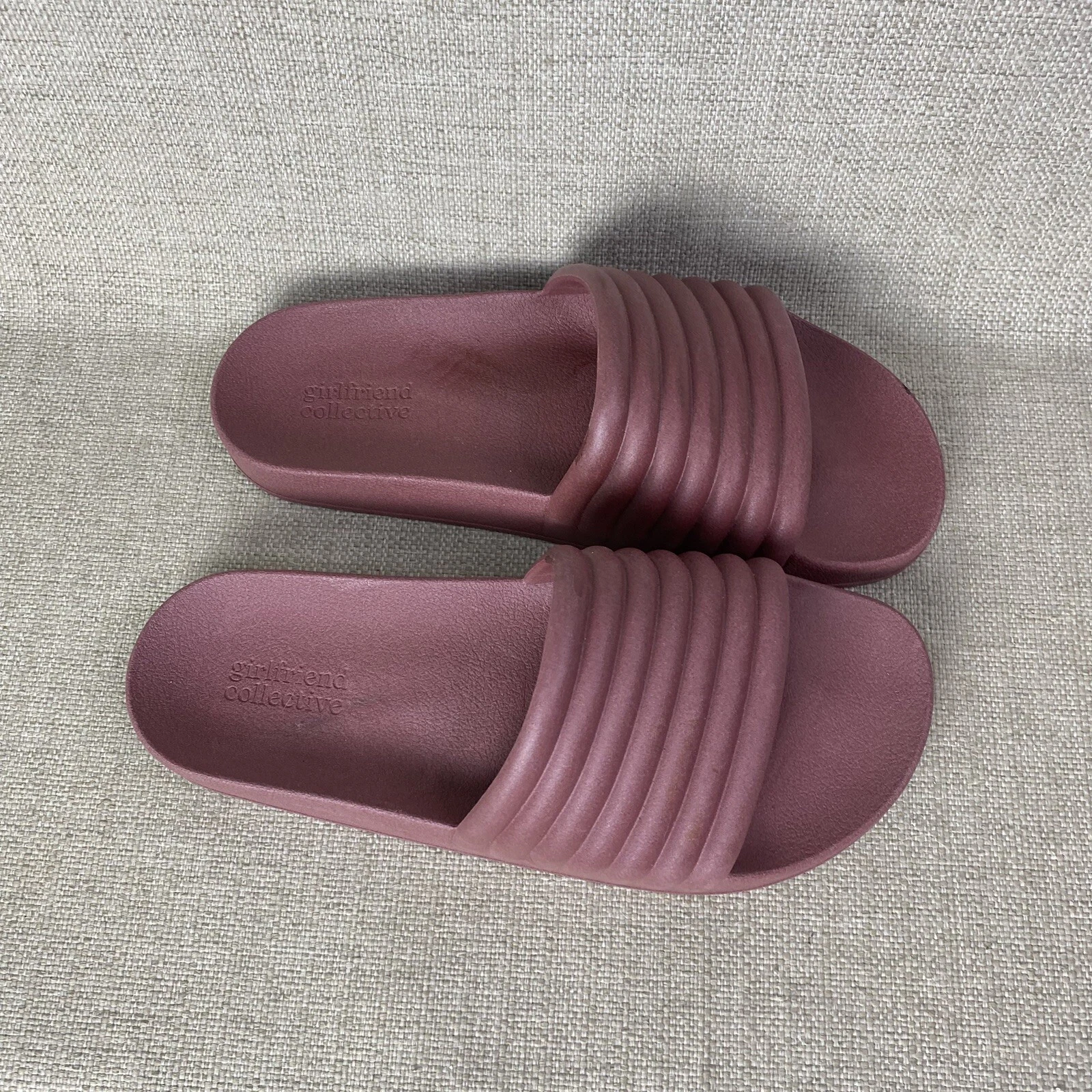 girlfriend-collective slides sandals eco-friendly 