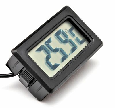 Digital Thermometer Hygrometer LCD Display -50 - 70 Grad - 1m Kabel NEU