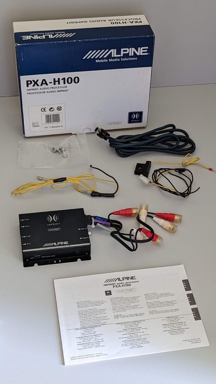 Alpine PXAH100 Imprint Digital Car Audio Sound Processor eBay