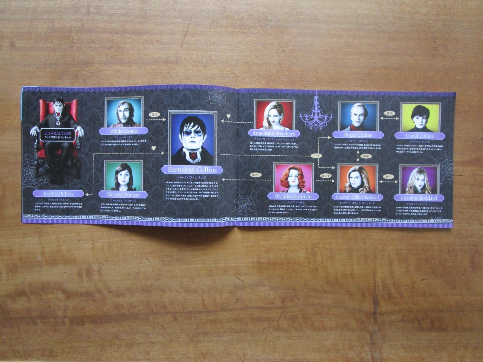 Film 034 Dark Shadows 034 Tim Burton Johnny Depp Movie Program Japanese F S Ebay