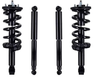 Front Complete Struts W/ Coil Spring & Rear Shocks For Nissan Titan XD 2016-2023