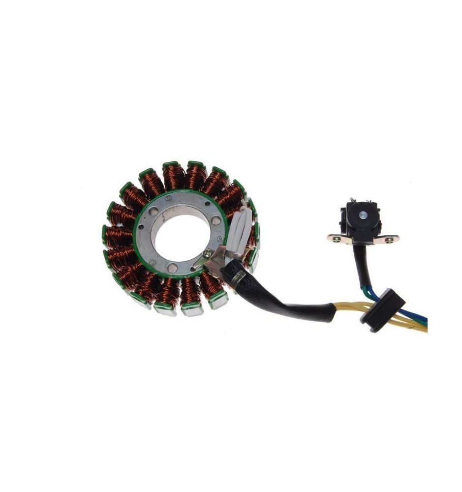 Stator 18 bobines haute tension et neiman pour allumage stable de Suzuki GN125