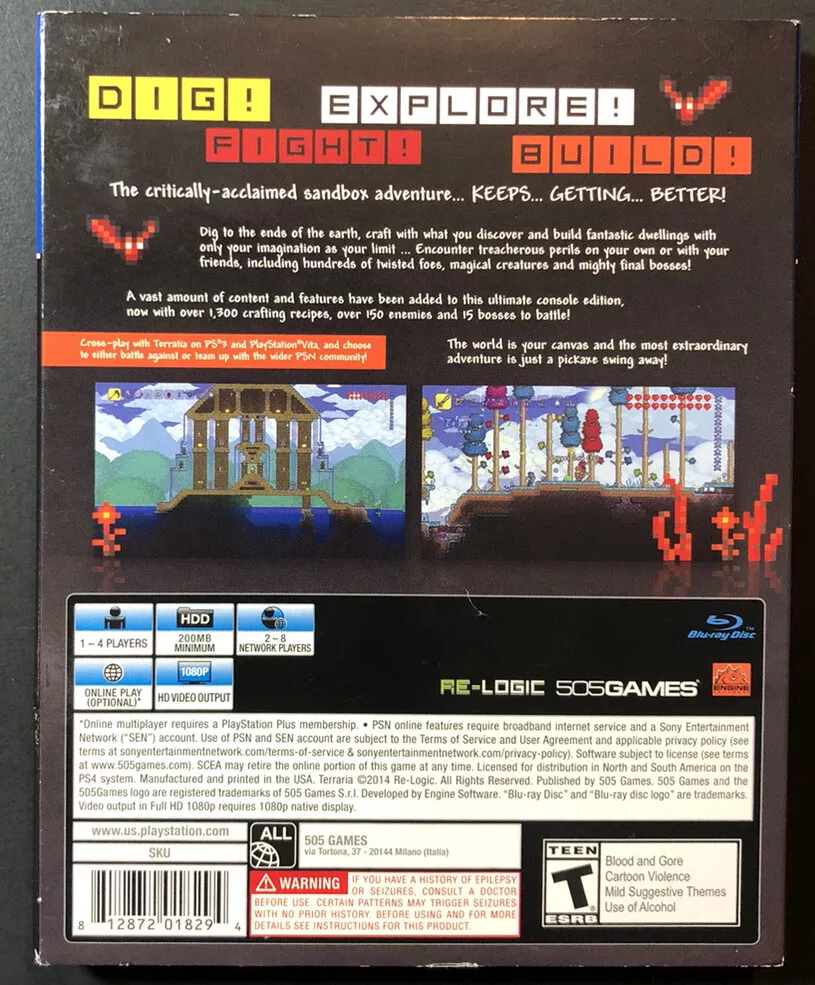 Terraria ps4 store digital code free