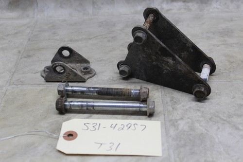 93-98 Yamaha Kodiak 400 Oem Motor Engine Mount Stay Brackets Bolts Hardware