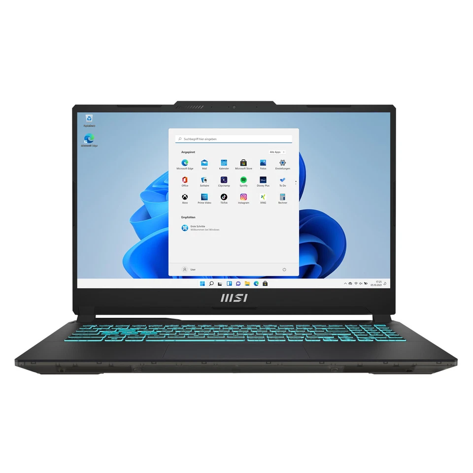 MSI Cyborg 15,6 Gaming Intel Core i7-12650H RTX 4060 32GB RAM 1TB SSD WIN11