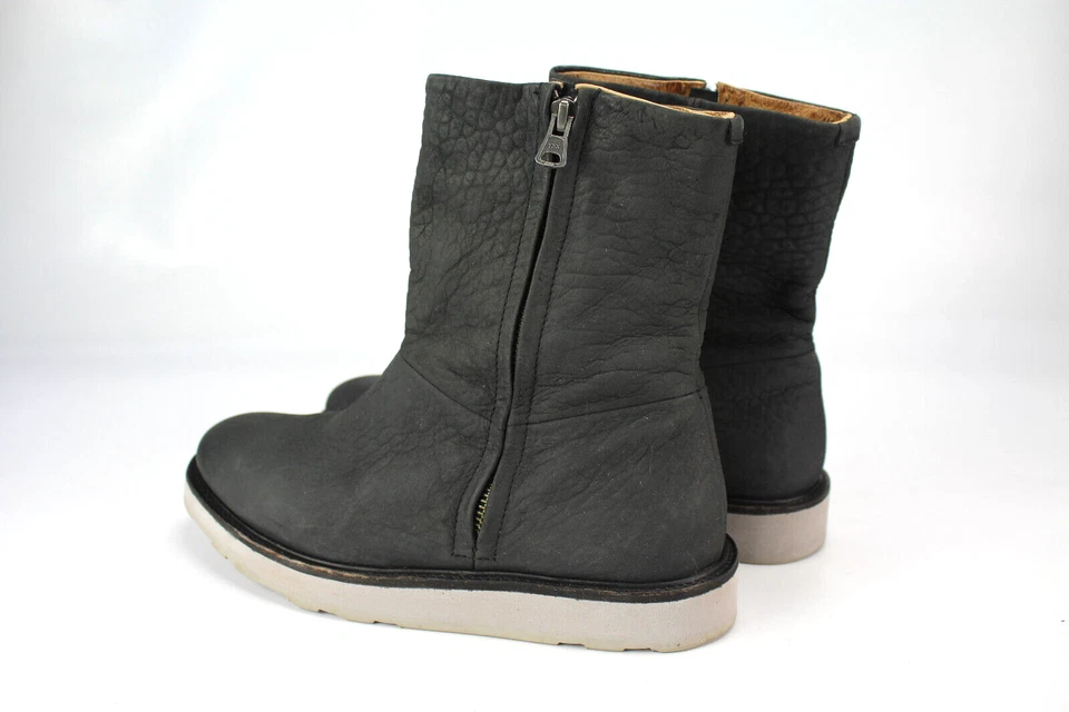 Blackstone Gr.38 Damen Stiefel Stiefeletten Boots Winter Schwarz Leder TOP E 992 - Bild 3 von 4