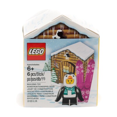 lego penguin girl snow hut