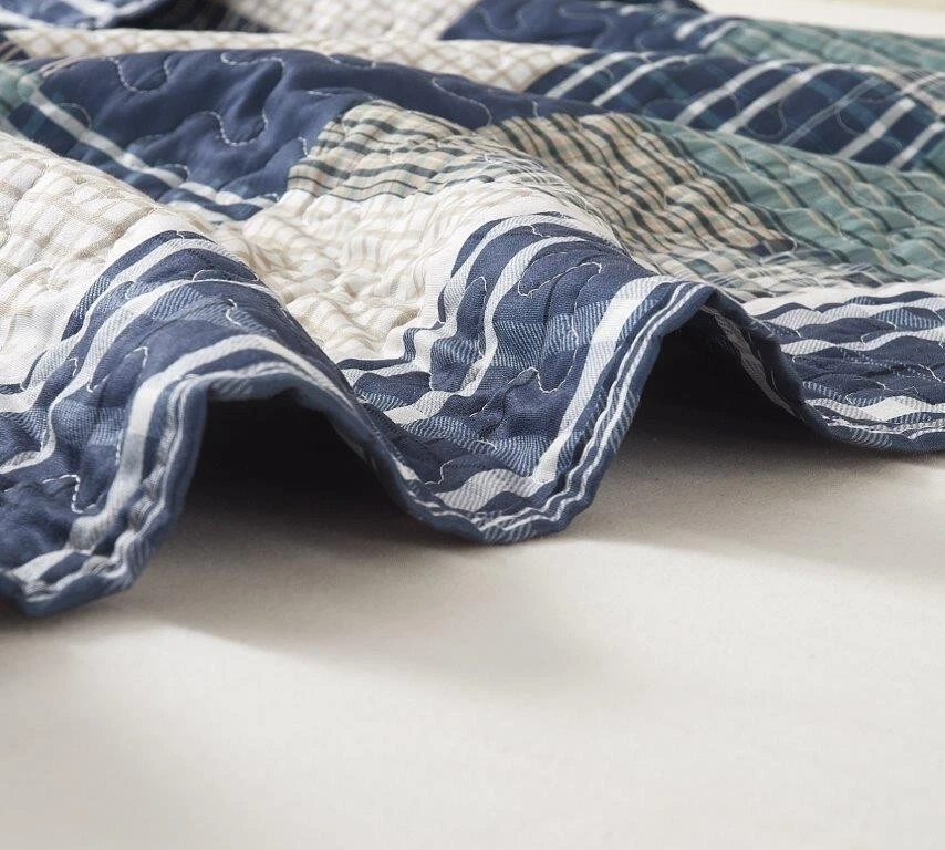 Morning Mist Reversible Versatile Soft Quilted Couch Throw Blanket 50x60in - Image 3 of 4