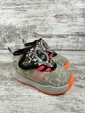 Toddler Nike LeBron 19 XIX 'Fast Food' Gray Sneakers Sz 5C Athletic EUC 