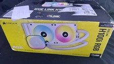 CORSAIR iCUE Link H100i RGB Liquid CPU Cooler - 240mm AIO - QX120 RGB Fans