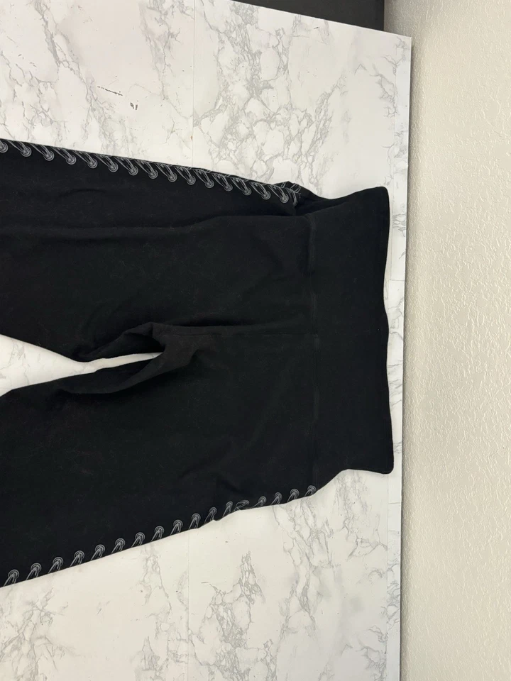 YUMMIE TUMMIE by Heather Thomson XL Cotton Blend Skinny Leggings Pants Black U1 - Image 4 of 4