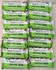 💕14 Nutrisystem Prosync Peanut Butter Chocolate Protein BARS Shake BB June 2026