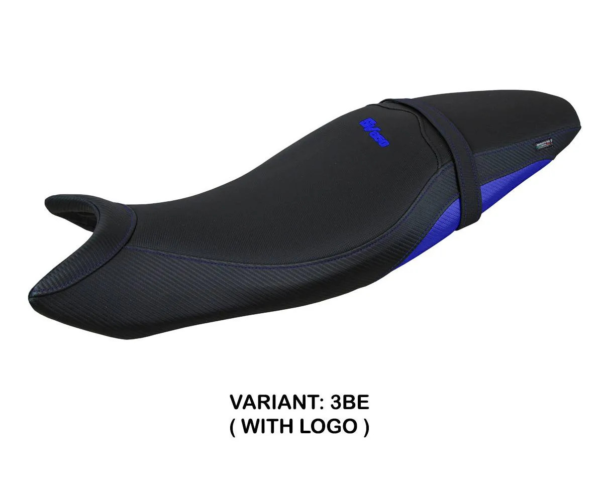 Seat saddle cover Shibuya Blue BE + logo Tpz compatible SUZUKI SV 650 2016 2026