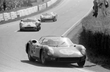 John Surtees Lorenzo Bandini Scuderia Ferrari Ferrari 330P 3rd lea- Old Photo