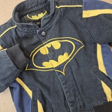 JH Design Batman Jacket Size 3T Embroidered 