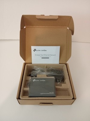 TP-Link MC210CS Gigabit Single-Mode Media Converter + SC/LC Fiber Cable Kit