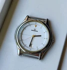 Seiko Honda VX22-6A10 Quartz Watch Stainless Steel Japan Vintage 34mm white gold