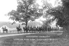 wzz-63 Shropshire Yeomanry, Lambton Park Camp, Chester Le Street, Durham. Photo