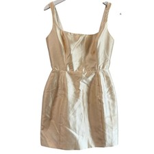 Reformation Women's NWT Avon Dress Butter - Size 8