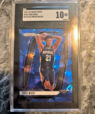 2024-25 Panini Prizm Blue Ice Yves Missi #028/125 SGC 10 - NBA Graded Gem Card