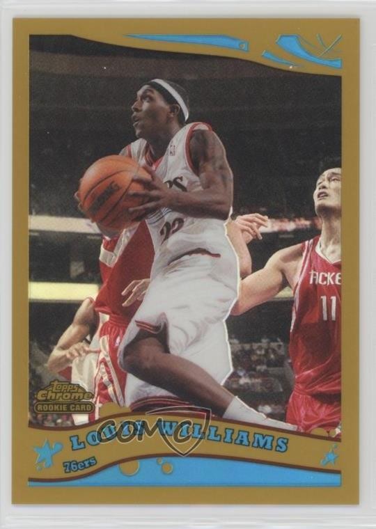 2005-06 Topps Chrome Gold Refractor 42/99 Lou Williams Louis #213 Rookie RC 09is