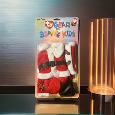 TY Gear For Beanie Kids SANTA Clothing Outfit Dolls New Sealed