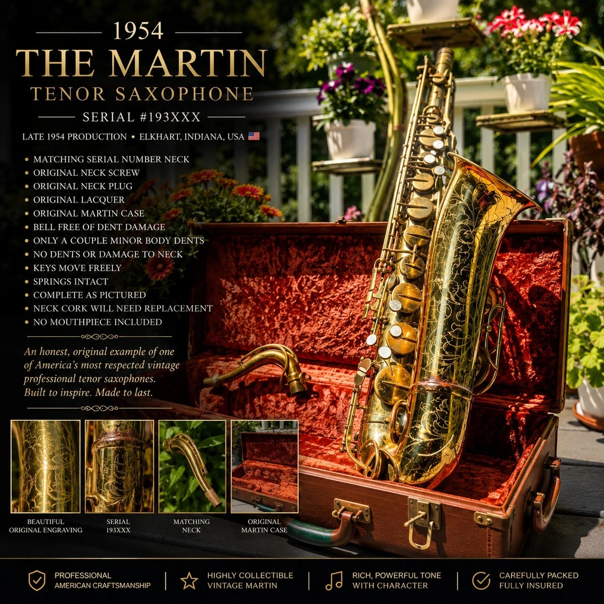 Las mejores ofertas en Saxofones Martin Experto | eBay