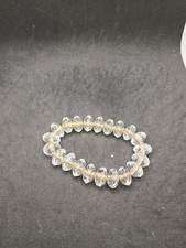unbranded clear bead stretch bracelet