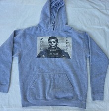Supernatural Dean Winchester Mug Shot Hoodie XL gray oversized