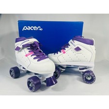 Purple Charger Pacer Quad Roller Skates Girls Youth Size 4 With Box P972B/P972G