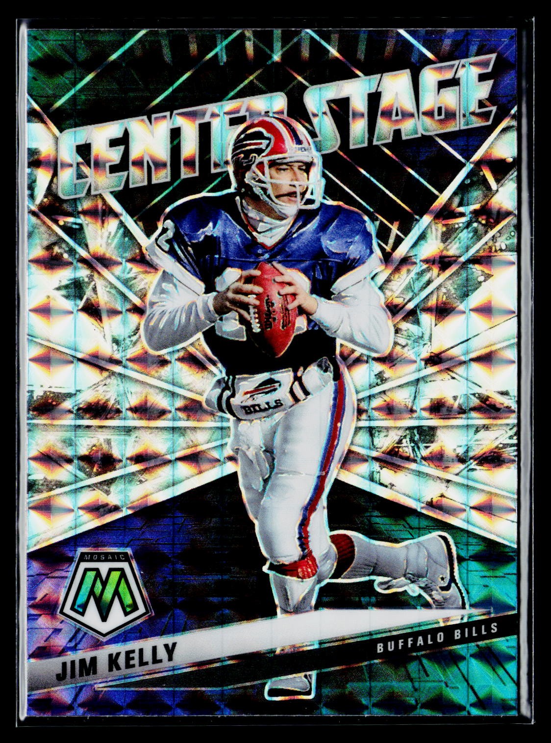 2021 Panini Mosaic #CS19 Jim Kelly Center Stage