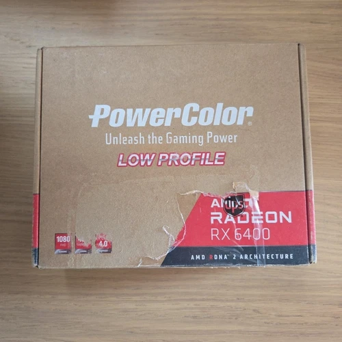 PowerColor AMD Radeon RX 6400 Low Profile 4GB GDDR6 Scheda Grafica