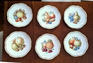シューマンババリア　果物　フルーツ柄プレート　６枚セット Bavaria Fruit Plates | eBay