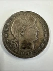 1909 S Barber Half Dollar