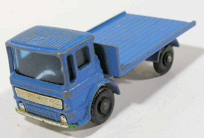 LEYLAND BUILDERS SITE HUT FLATBED TRUCK No 60 MATCHBOX 1-75 VINTAGE LESNEY CFI