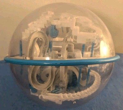 Perplexus Epic 3D Roller Ball Maze Puzzle Game Pre-owned, 9 inch Sphere FREE SHP