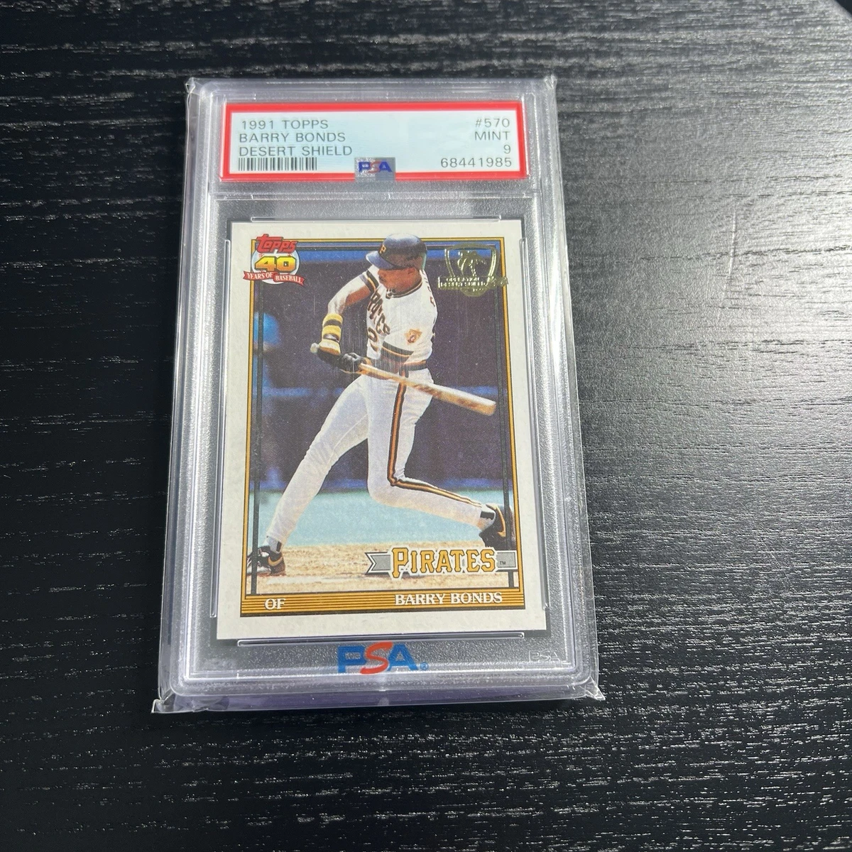 Topps Barry Bonds Rookie Baseball Sports Trading Cards