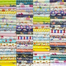 200 PCS Floral Cotton Fabric PreCut Bundle Squares Patchwork 10x10 cm