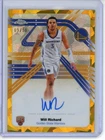 2025-26 Topps Chrome Sapphire Will Richard Next Stop Gold Auto /50 #NS-WIR RC