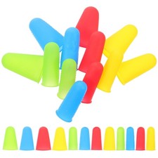 12 Pcs Silicone Wear Resistant Finger Protectors Multi Function Finger Covers