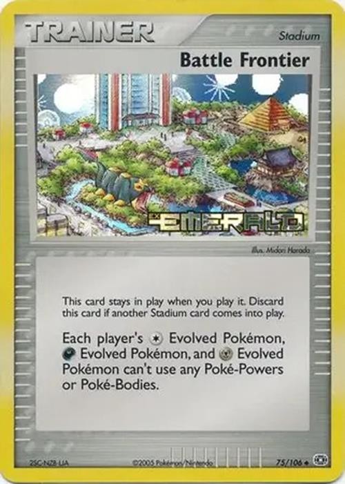 Battle Frontier - 75/106 - Pokemon Ex Emerald Reverse Holo Rare NM