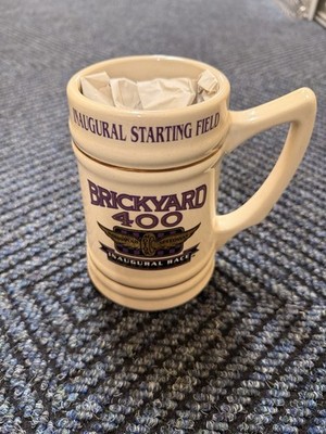 Budweiser NASCAR 50th Anniversary Brickyard 400 Inaugural Race Stein CS360 1997