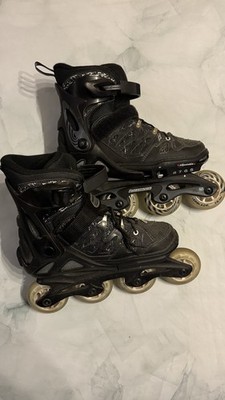Inline Skates (Rollerblade) - Farbe: Schwarz - Größenverstellbar: EU 36.5   40.5
