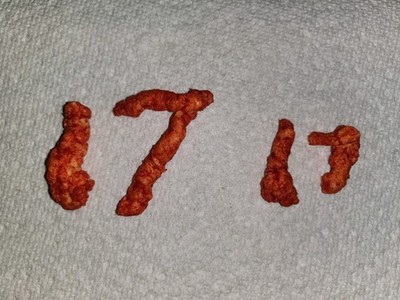 2 Hot Cheetos Shaped Like 67 EXTREMELY RARE One Of A Kind