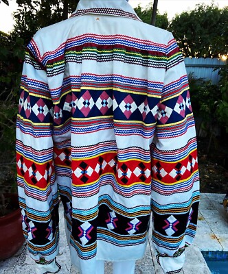 Vintage handmade seminole indian native american jacket mid