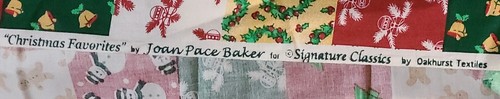 Weihnachtsstoff Joan Pace Baker Signatur Klassiker Oakhurst Textilien 1 Meter Vintage - Bild 6 von 6