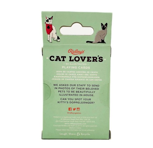 54 cartas ilustradas de Ridley's Cat Lovers - Imagen 3 de 3