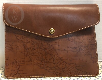 *NWT*Patricia Nash*Midi*Riot Rust* Signature Map*Tech Portfolio for iPad*19095J